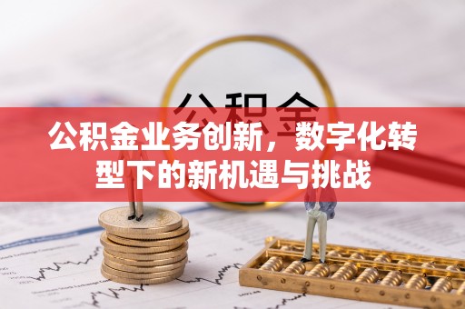 闸北公积金业务创新，数字化转型下的新机遇与挑战