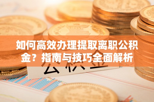 闸北如何高效办理提取离职公积金？指南与技巧全面解析
