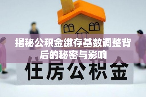 闸北揭秘公积金缴存基数调整背后的秘密与影响