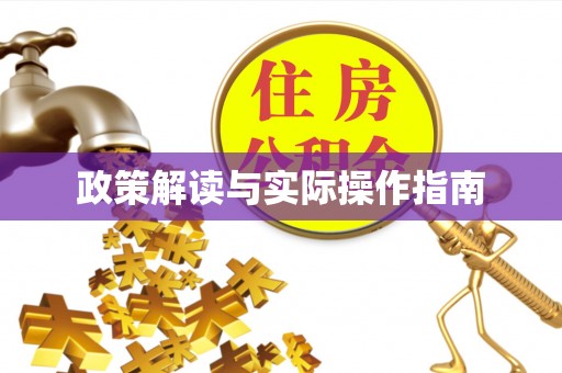 闸北政策解读与实际操作指南