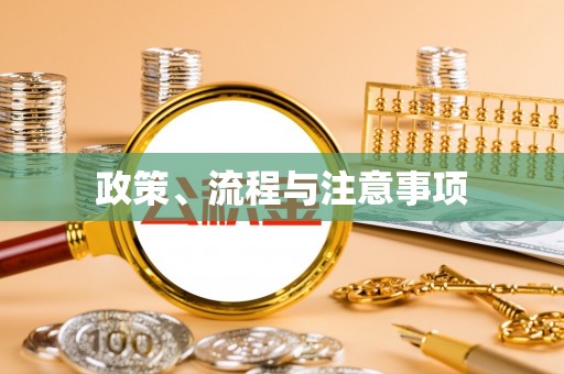 闸北政策、流程与注意事项