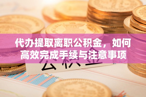 闸北代办提取离职公积金，如何高效完成手续与注意事项